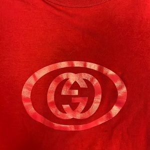 Mens Medium Red Gucci Shirt